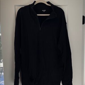 Old Navy Men's Zip-Up Black Sweater